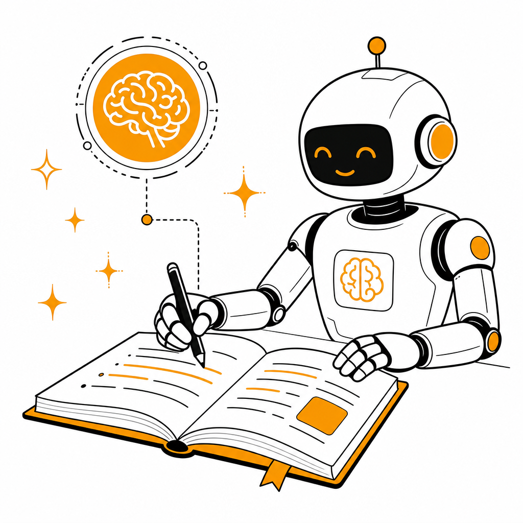 AI 自己拿笔在更新一份记忆文档,有星星点缀